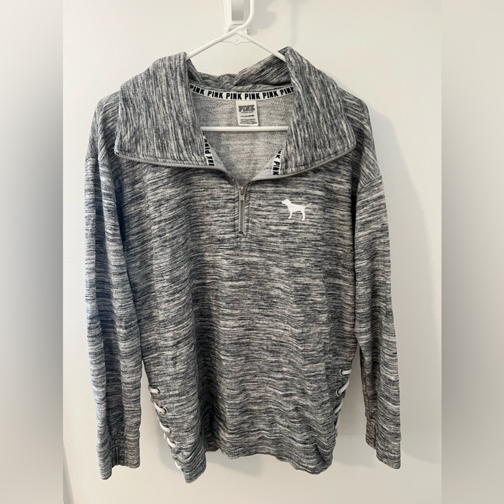 PINK half zip size Small